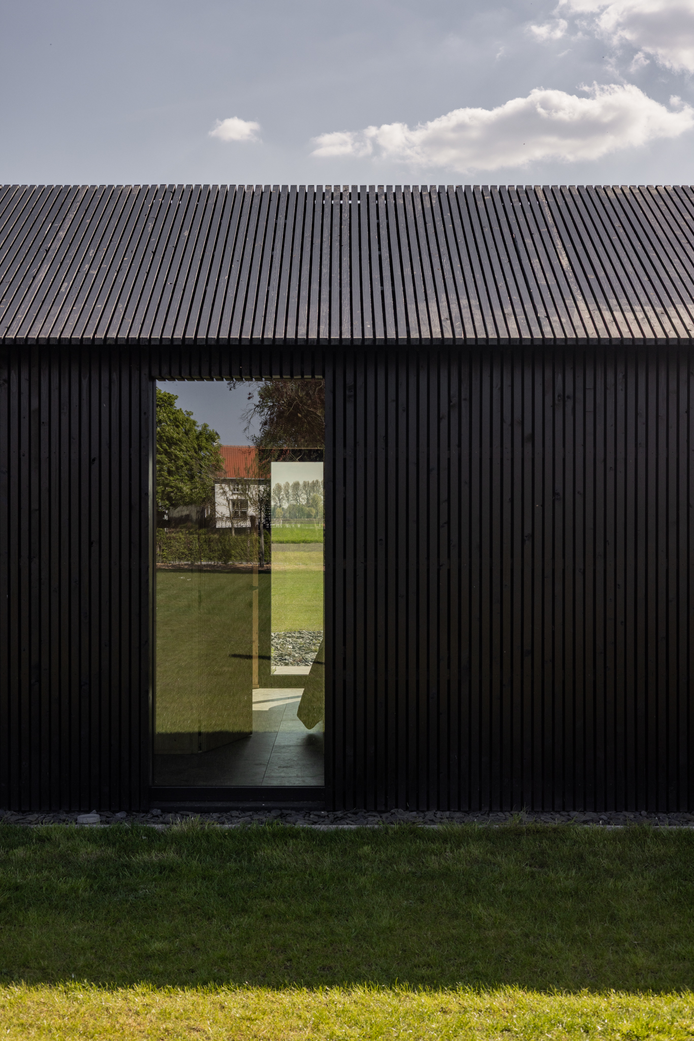 Maison contemporaine en CLT au bord de la mer aux Pays-Bas