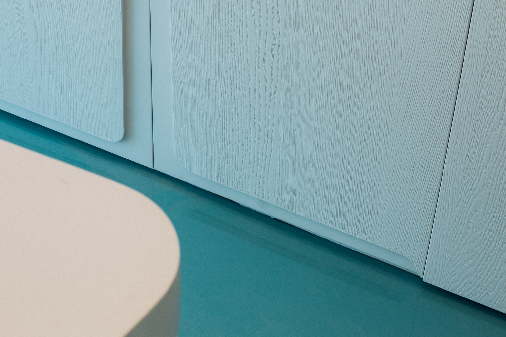 cuisine contemporaine bois laqué blanc